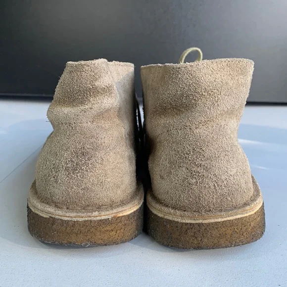 Clarks Originals Desert Boots Women’s Size 6 Sand Suede Casual Chukka Crepe Sole - Picture 12 of 14